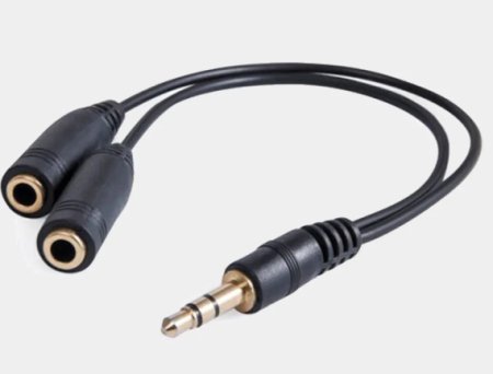 Переходник для наушников Genius ACC-100 2xJack 3.5 (f) - Jack 3.5 (m) (DR32590001400) фото