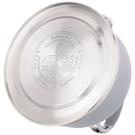 Чайник AGNESS 937-852 3л, серый фото