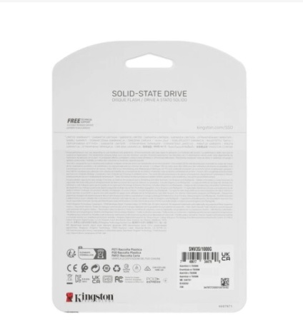 Накопитель SSD 1Tb M.2 2280 Kingston NV3 6000/4000 NVMe PCIEx4 (SNV3S/1000G) фото