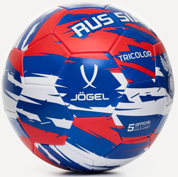 Мяч футбольный Jogel Russia Tricolor №5 фото