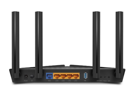 Wi-Fi роутер TP-Link Archer AX50 черный фото