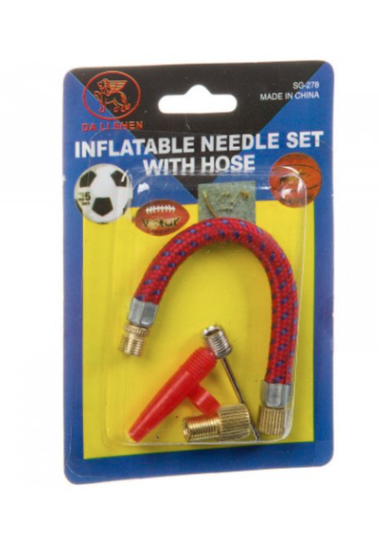 Комплект насадок для насоса: Для мячей, для надувных элементов, переходник с велониппеля, шланг.Х887 фото