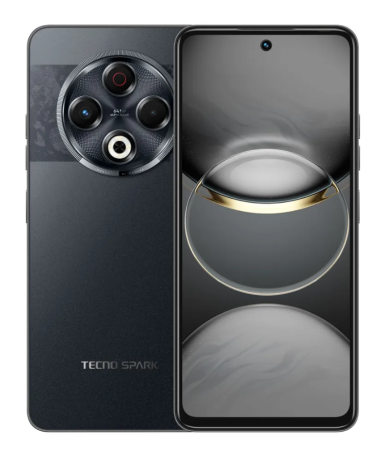 Смартфон Tecno Spark 30 8/128GB Black (Черный)  фото