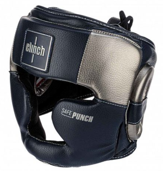 Шлем боксерский Clinch Punch 2.0 Full Face темносине-бронзовый размер S фото