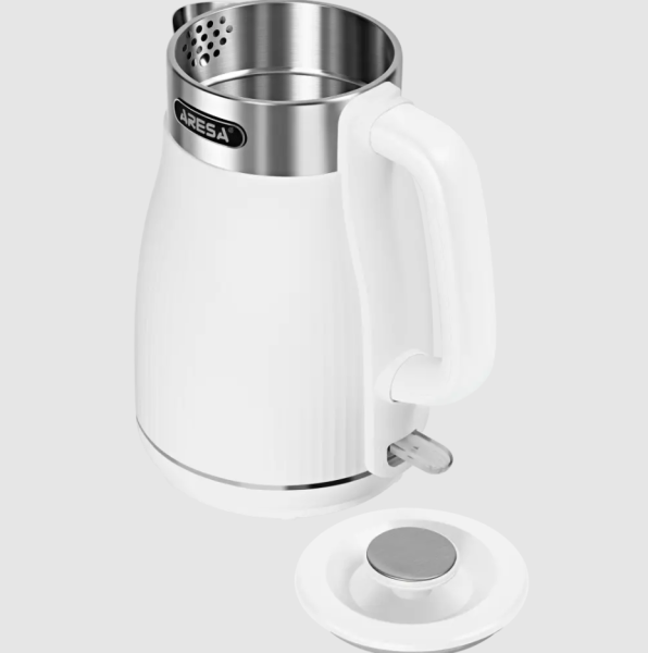 Чайник ARESA AR-3486, белый фото