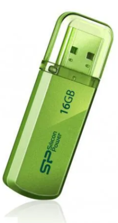 USB флеш-накопитель 16Gb Silicon Power Helios 101 зеленый USB 2.0 (SP016GBUF2101V1N) фото