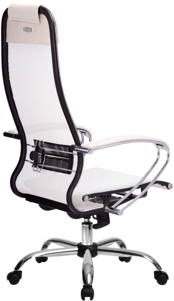 Кресло руководителя (офисное) Метта-4(MPRU)/подл.131/осн.052 (Белый)  фото