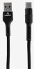 Кабель USB - Type-C "Maverick" C4 1,2м текстиль/металл черный фото
