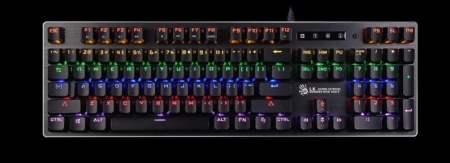 Клавиатура A4 Bloody B765 механическая черный/серый USB Gamer LED фото