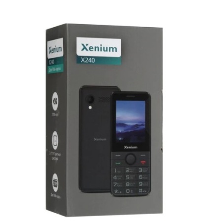 Мобильный телефон XENIUM X240 Black фото