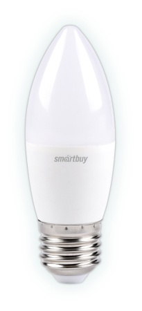 Светодиодная лампа SMARTBUY C37-9.5W/6000/E27 фото
