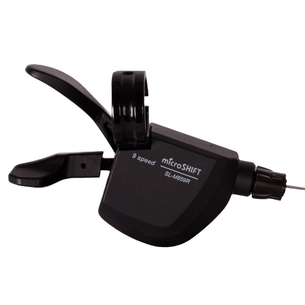 Шифтеры Microshift SL-M850/M859, пара, 2/3х9 ск., трос 1800 мм, черный Х112477 фото