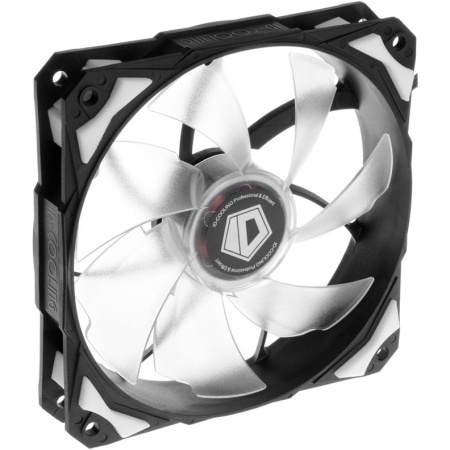 Вентилятор для корпуса ID-Cooling PL-12025-W white LED/PWM  фото