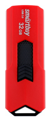 USB флеш-накопитель 32GB Smart Buy Stream красный USB 3.0 (SB32GBST-R3) фото