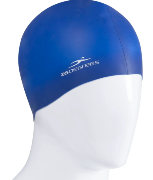 Шапочка для плавания 25DEGREES Nuance Navy 25D21004A, силикон фото