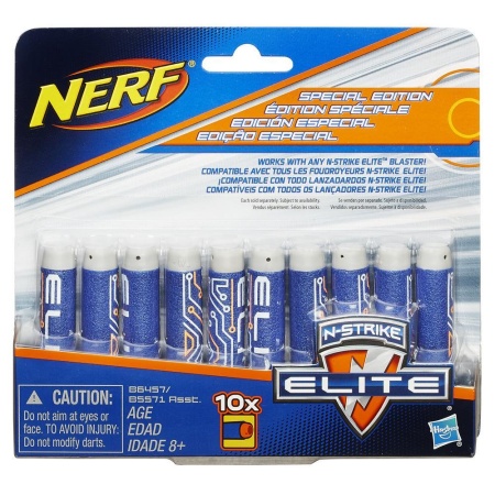 NERF ЭЛИТ 10 деко-стрел фото