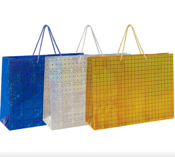 Пакет подарочный (1 штука) 45x13x33 см, ЗОЛОТАЯ СКАЗКА голография, ассорти 3 цвета, 606609 купить ЦИТ Пакет подарочный (1 штука) 45x13x33 см, ЗОЛОТАЯ СКАЗКА голография, ассорти 3 цвета, 606609 фото