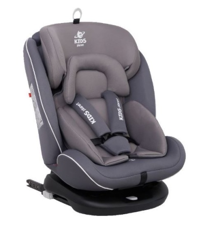Автокресло детское KIDS PLANET "STARSHIP ISOFIX", гр. 0+/I/II/III, 0-36 кг, 0-12 лет, циркон KRES360 фото