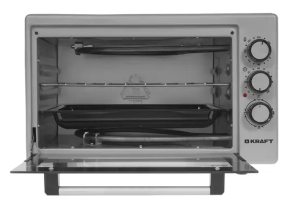 Электрическая печь KRAFT KF-MO 3200 GR серый фото