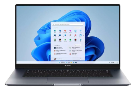 Ноутбук Honor MagicBook 15 Ryzen 5 5500U/16Gb/512Gb SSD/AMD Radeon Graphics/15.6"FHD IPS/noOS/Grey ( фото