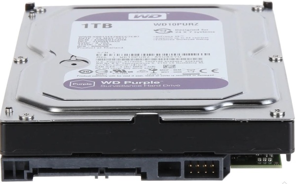 Жесткий диск HDD 1Tb WD Original WD10PURZ SATA III <5400, 64Mb> фото