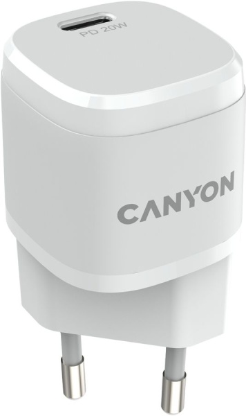 Сетевое зарядное устройство Canyon H-20W05 CNE-CHA20W05 белый (Type-c) купить ЦИТ Сетевое зарядное устройство Canyon H-20W05 CNE-CHA20W05 белый (Type-c) фото