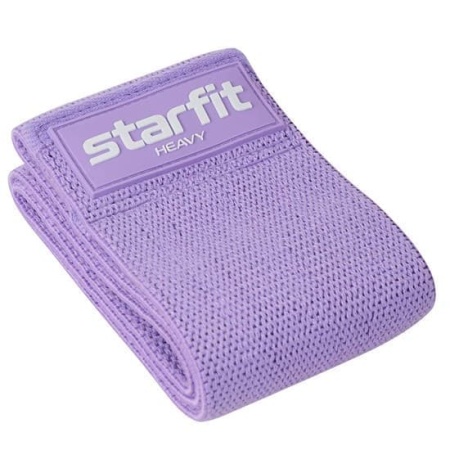 Мини-эспандер STARFIT ES-204 высокая нагрузка, текстиль, фиолетовый пастель фото