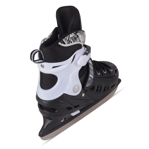 Раздвижные коньки City-Ride пластиковый мысок, лезвие нержавеющая сталь в н/сумке (S(29-33)черный JB фото