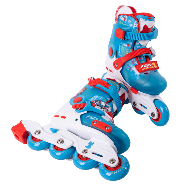 Роликовый коньки Tech Team Foxy Sky Blue M (32-35) фото