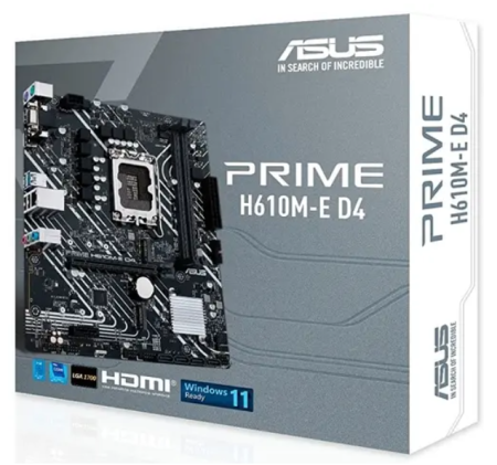 Материнская плата MSI PRO H610M-E DDR4 <S-1700 Intel H610 2xDDR4 mATX GbLAN+VGA+HDMI> фото