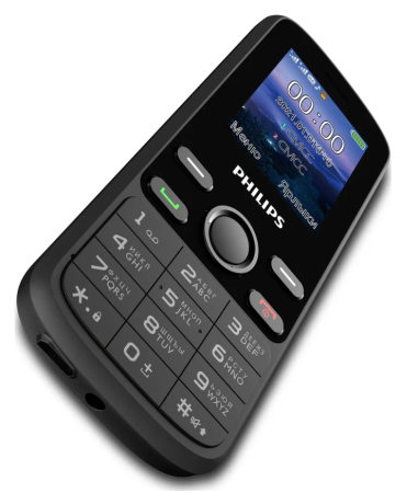 Мобильный телефон PHILIPS XENIUM E111 BLACK фото