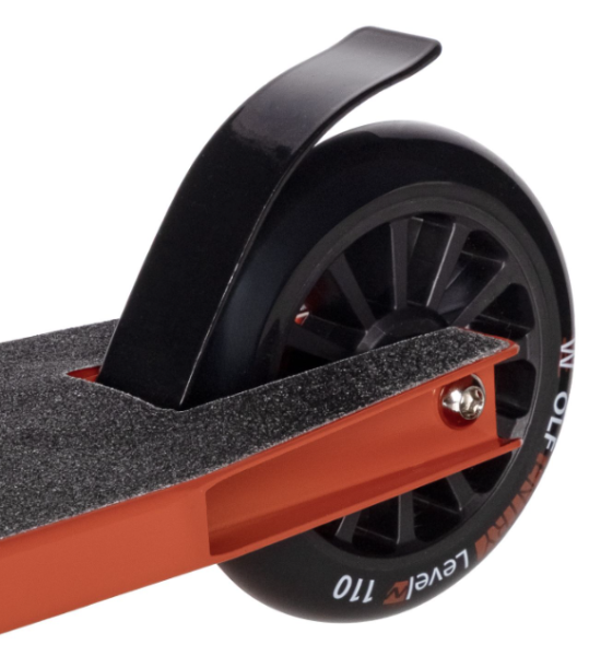 Самокат трюковый NOVATRACK 110P.WOLF.RD25 Wolf 20, 110 мм, красный фото