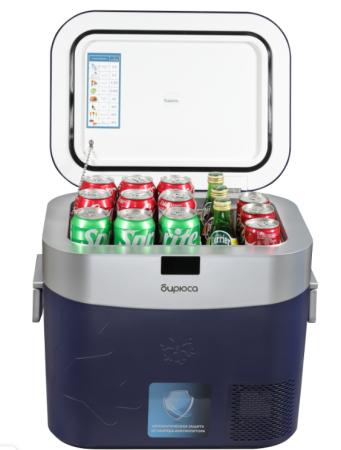 Автохолодильник компрессорный БИРЮСА НС-22P5 темно-синий фото