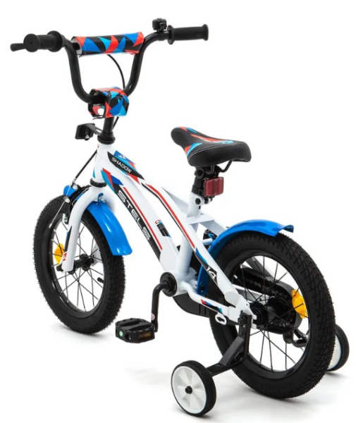 (м) Велосипед детский STELS 14" Shadow VC белый/синий фото