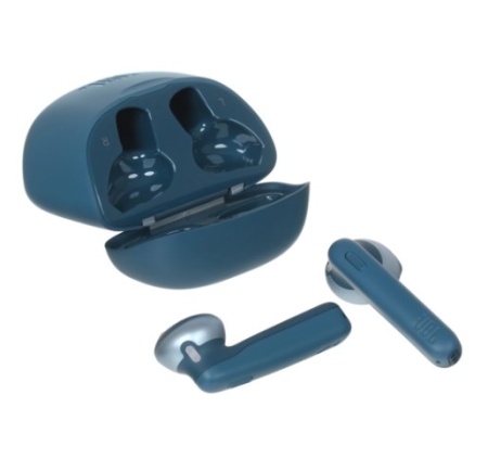 Беспроводные bluetooth наушники JBL T225 TWS Синий фото