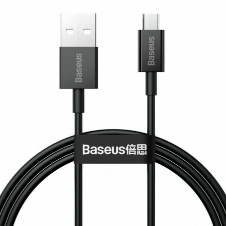 Кабель USB - MicroUSB Baseus Superior 2м черный фото