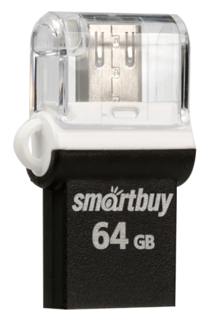 USB флеш-накопитель 64GB Smart Buy Poko OTG (SB64GBPO-K) фото