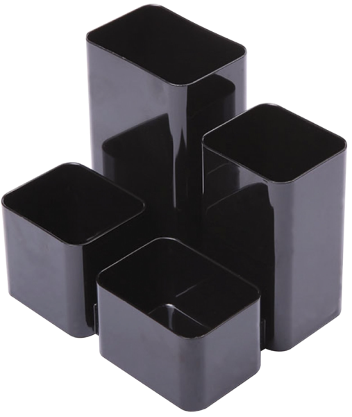 Подставка-органайзер СТАММ "Юниор", пластиковая, черная купить ЦИТ Подставка-органайзер СТАММ "Юниор", пластиковая, черная фото