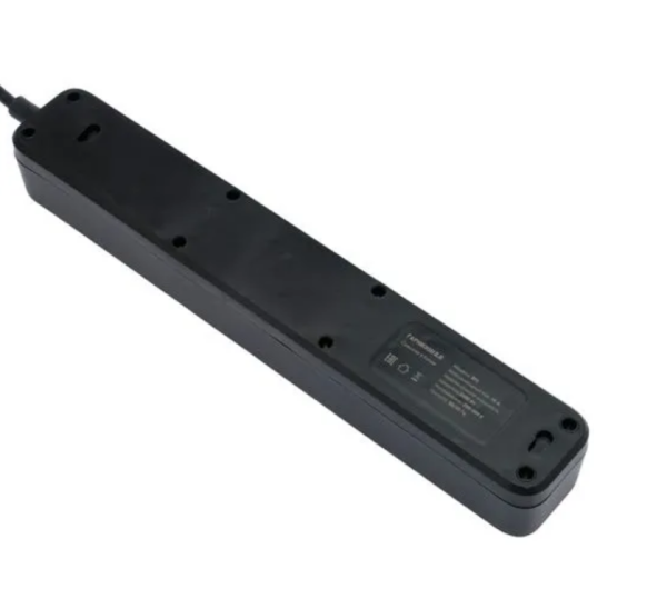 Сетевой фильтр Гарнизон 2.0 Мультипорт EPS-4-U3-B-2, 4 р, 10А, 3xUSB, 2м, ур.защиты 2+, черный фото
