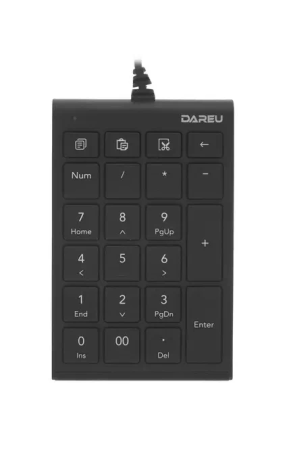 Клавиатура Dareu LK22 Black USB фото