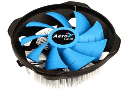 Кулер для процессора Aerocool BAS U-3P Soc-FM2+/AM2+/AM3+/AM4/1150/1151/1155/ 3-pin 26dB Al  фото