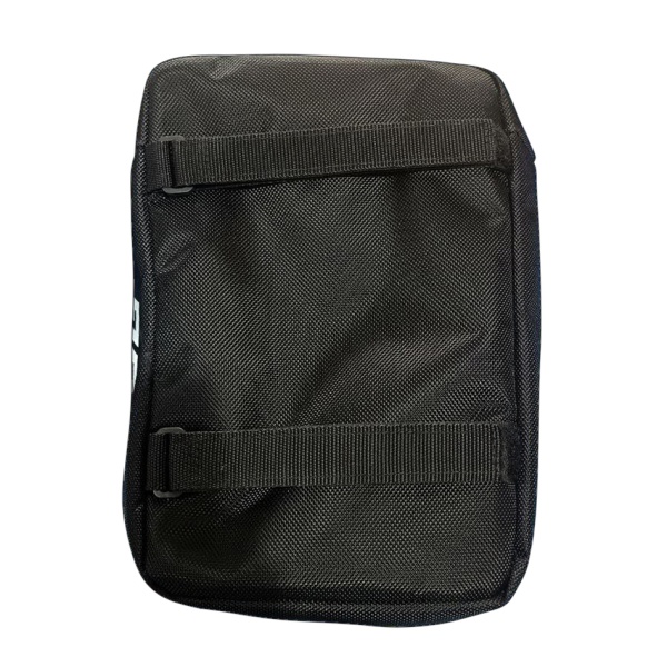 Велосумка на багажник велосипеда STG, модель FB-017, размер 28х17х12 см, черный/салатовый фото