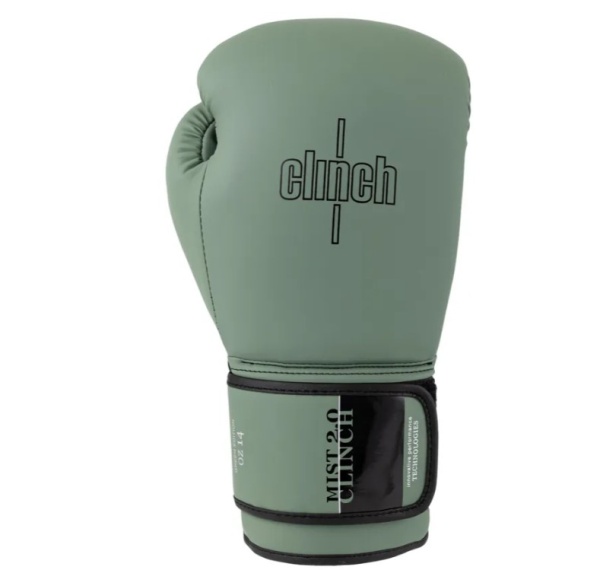 Перчатки боксерские Clinch Mist 2.0 зеленые (вес 8 унций) C183 фото