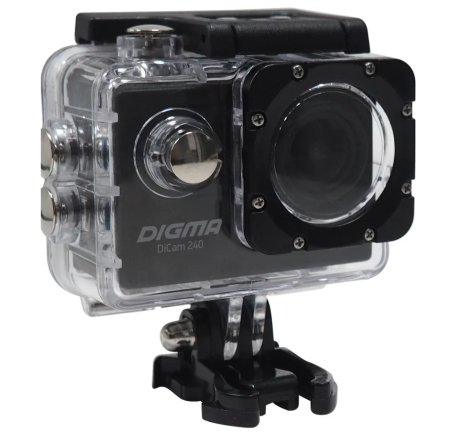 Экшн-камера Digma DiCam 240 черный фото
