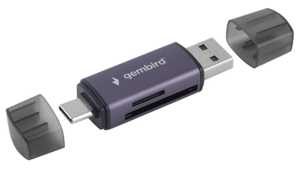 Устройство чтения карт памяти Gembird FD2-MSD-6 Type-C/USB (OTG) фото
