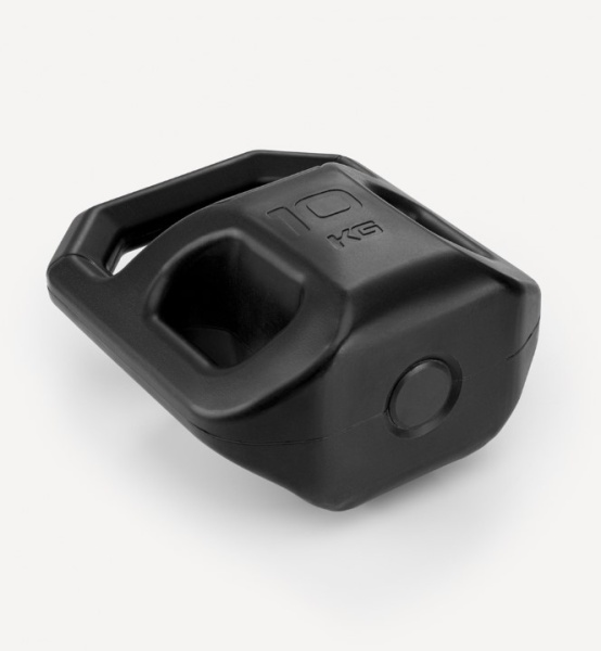 Гиря пластиковая STARFIT DB-505 10 кг, черный  фото