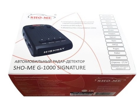 Радар-детектор SHO-ME Signature Excellent фото