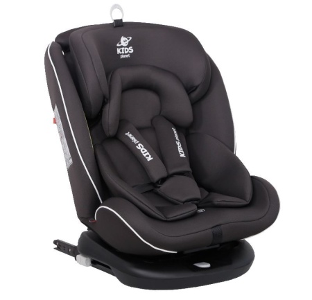 Автокресло детское KIDS PLANET "STARSHIP ISOFIX ", гр. 0+/I/II/III, 0-36 кг, 0-12 лет, антрацит KRES фото