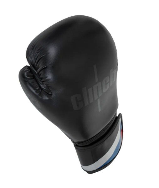 Перчатки боксерские Clinch Olimp черные (вес 12 унций) C111 фото