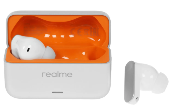 Беспроводные bluetooth наушники Realme Buds T500 Pro Silver   Серебрянный фото